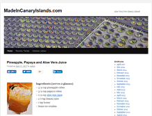 Tablet Screenshot of blog.madeincanaryislands.com